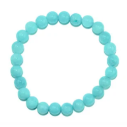 Bracelet Aquamarine Beaded